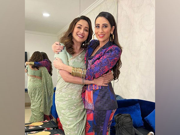 Karisma Kapoor reunites with Madhuri Dixit