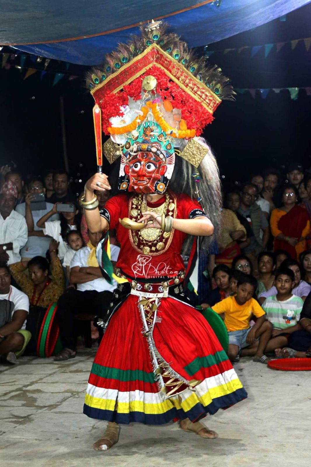 Traditional dance performance in Bhaktapur