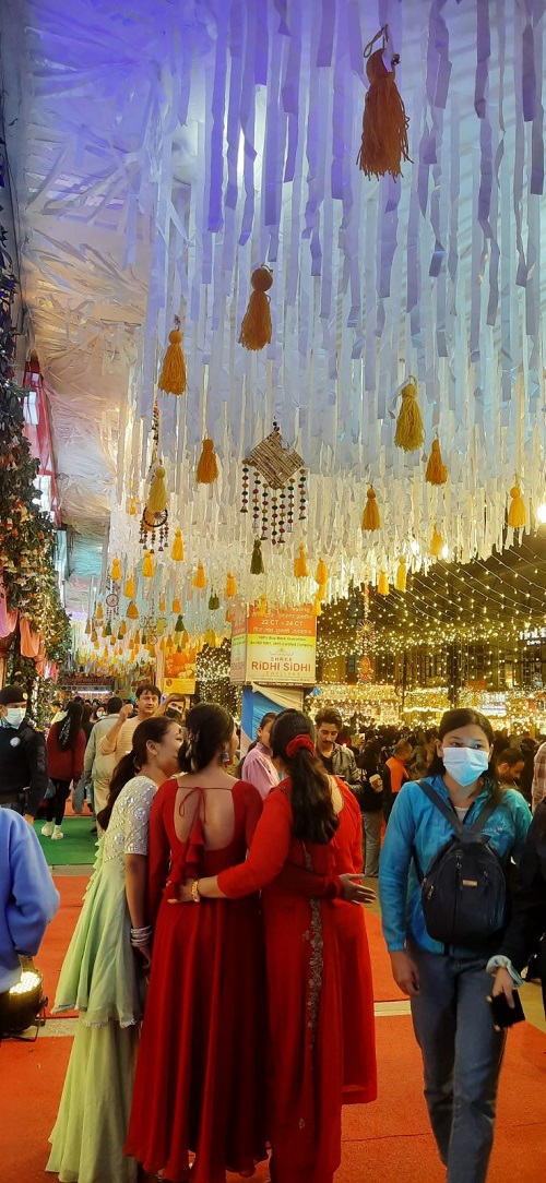 In Pics: Markets in New Road during Tihar festival