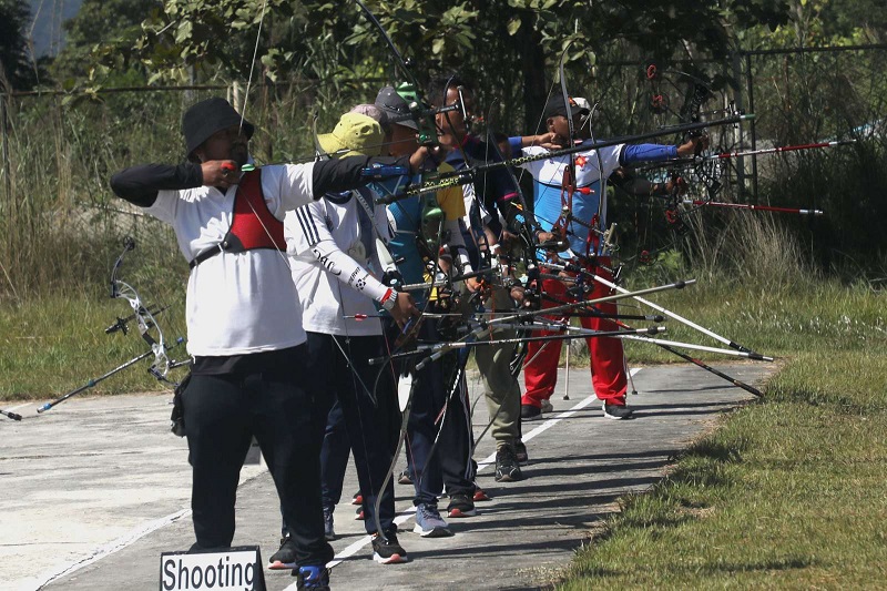 Gandaki team wins gold in Men’s Archery