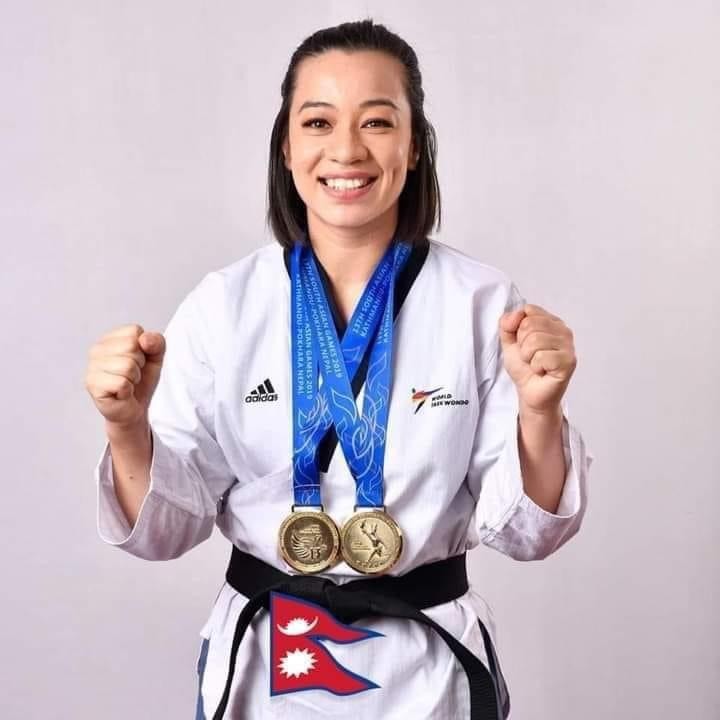 Gold winner Shakya passed taekwondo level two instructor course