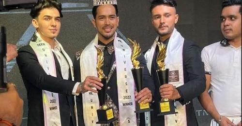 Nepali wins 2 titles in ‘Mr. Universal-2022’ held in India