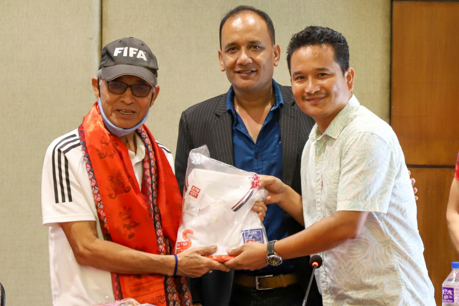 ANFA welcomes famous former footballer, Shyam Thapa