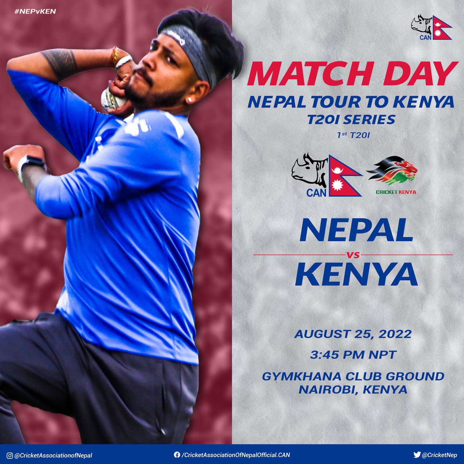 Nepal vs Kenya in today’s T20 Match