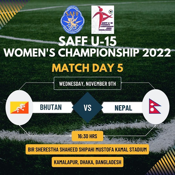 Women’s SAFF U-15: Nepal Vs Bhutan