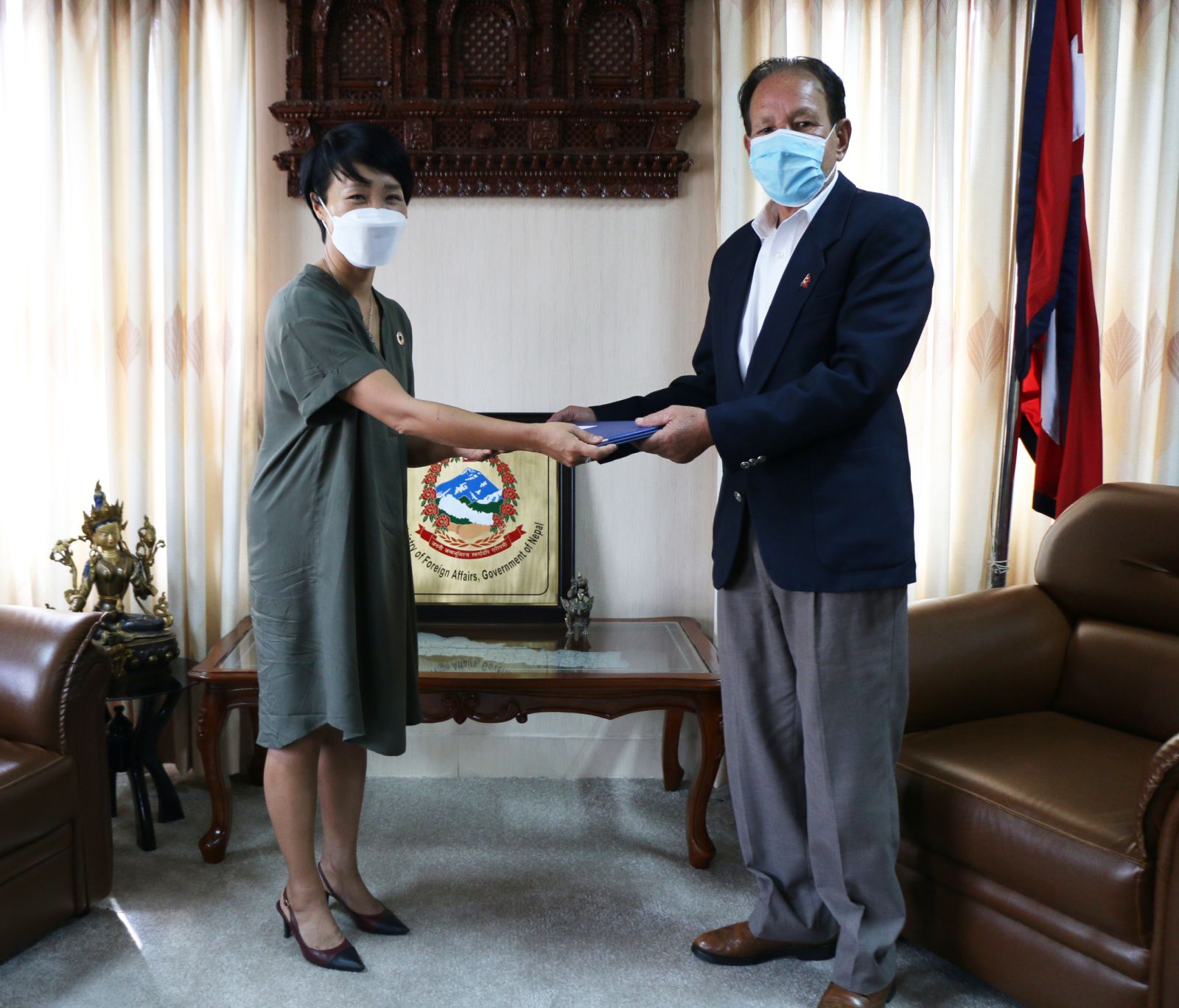 FM Khadka receives credentials of new UNFPA Representative