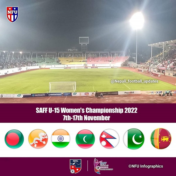 Nepal to host SAFF U-15 Women’s Championship