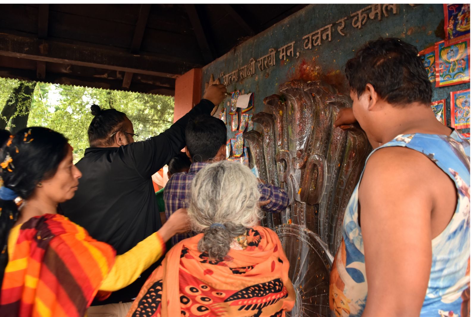 In Pics: People celebrating Nag Panchami