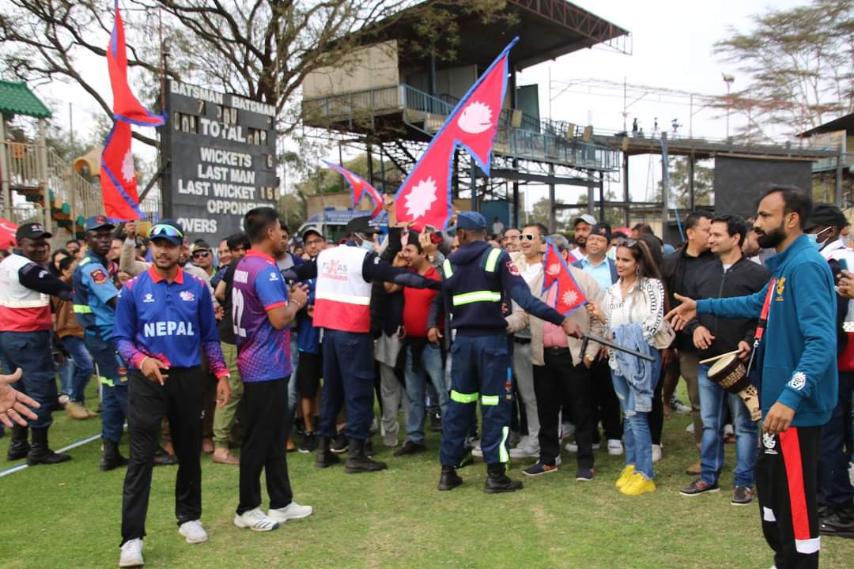 Nepal wins by four wickets against Kenya