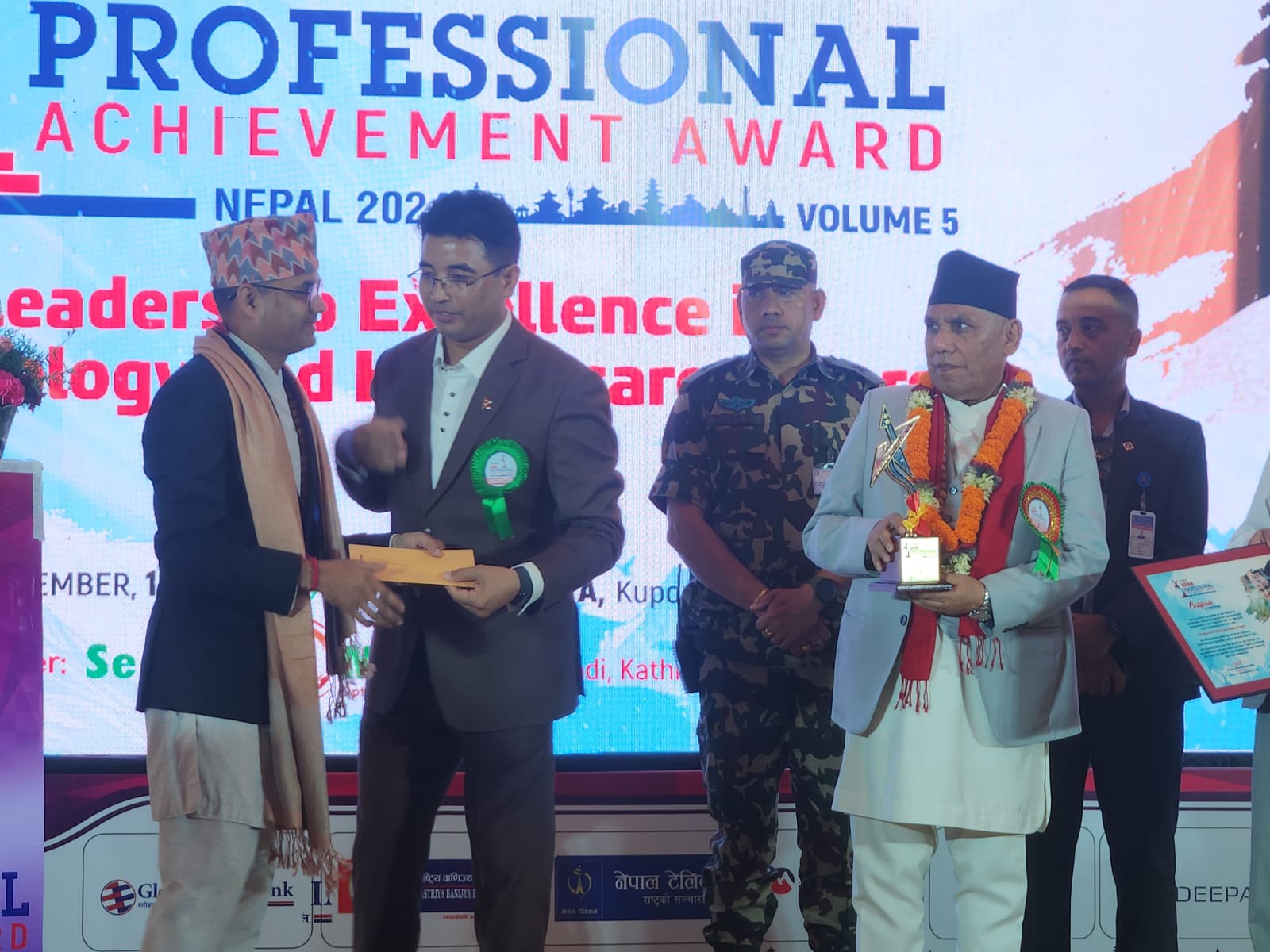 Awarded the ‘Asian Professional Achievement Award’