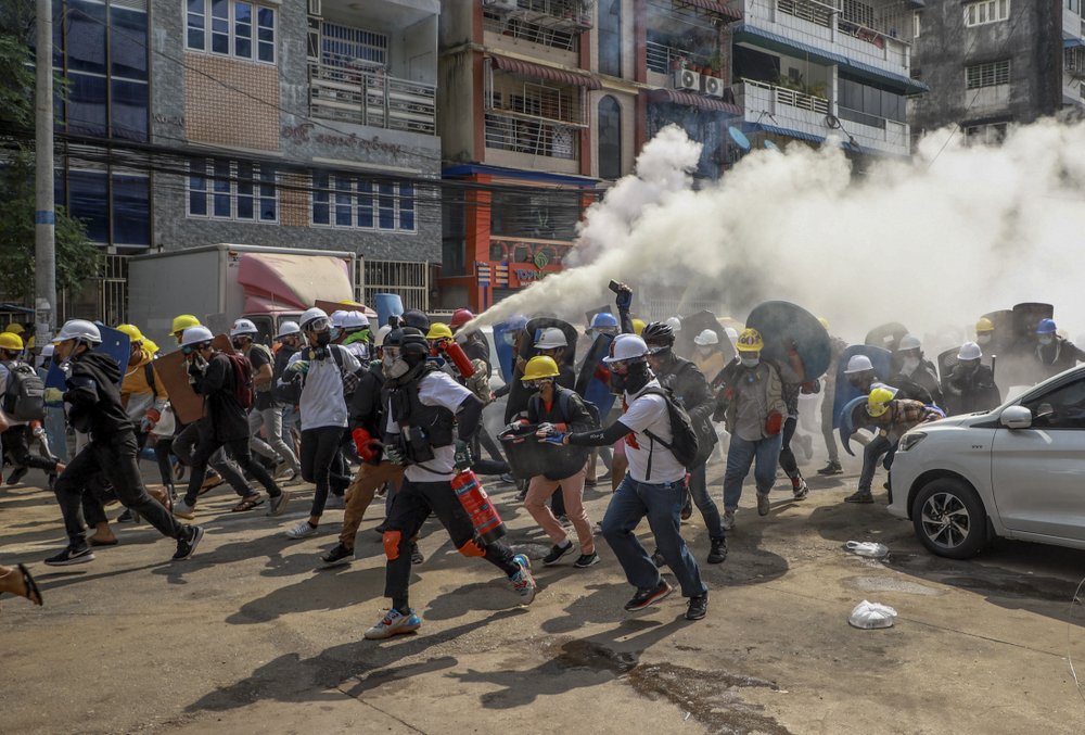 Myanmar security forces kill at least 34 protesters