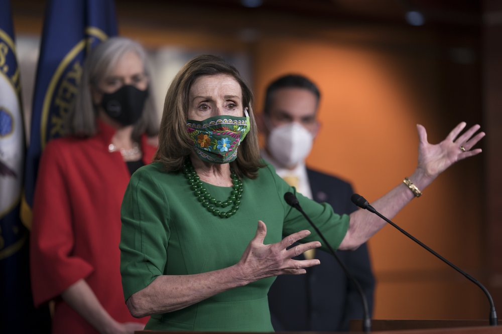 House passes $1.9T pandemic bill on near party-line vote