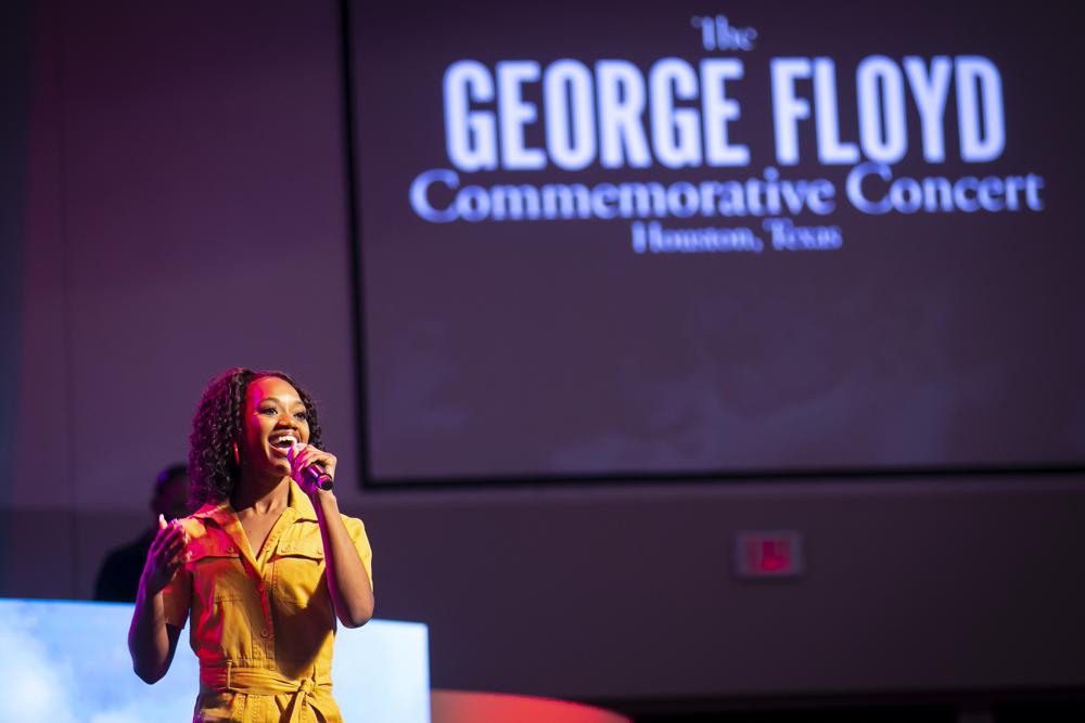 Artists honour George Floyd in concert