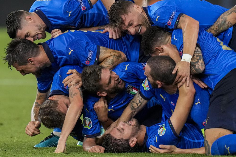 Italy defeats Switzerland 3-0 at Euro 2020