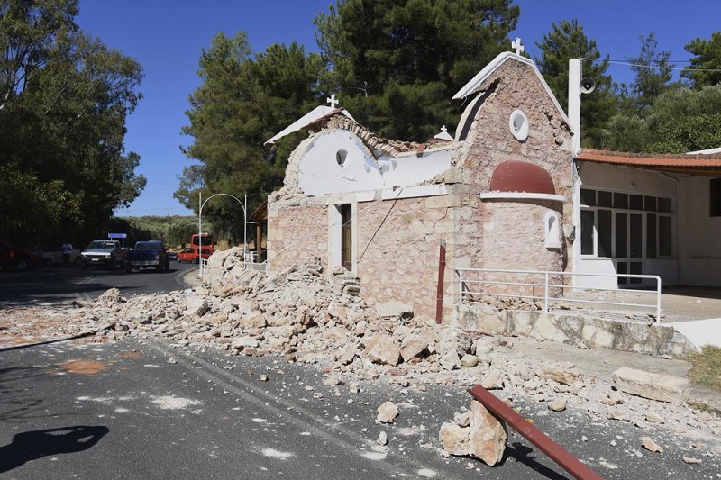 Strong quake hits Greek island of Crete; 1 dead, 9 injured