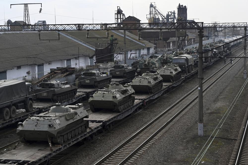 The Latest: Putin announces military operation in Ukraine