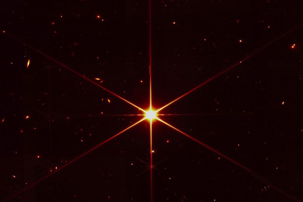 Space telescope’s image of star gets photobombed