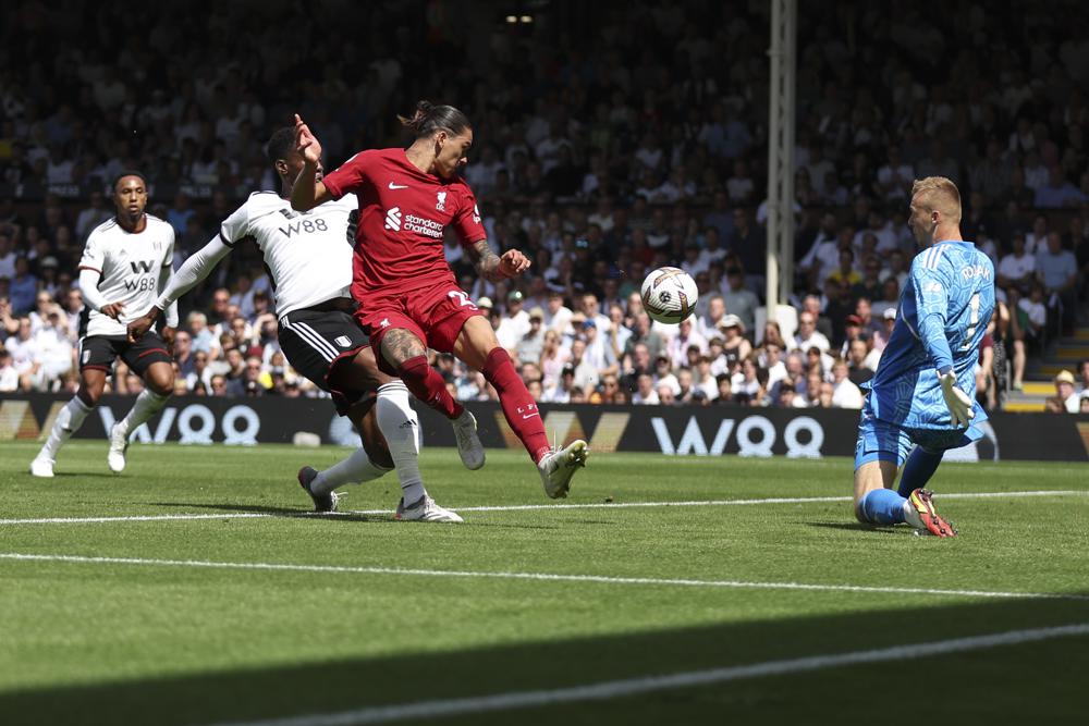 Nunez helps Liverpool salvage 2-2 draw at Fulham