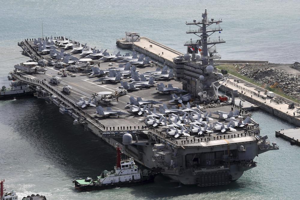 US aircraft carrier to visit S. Korea amid N. Korean threats