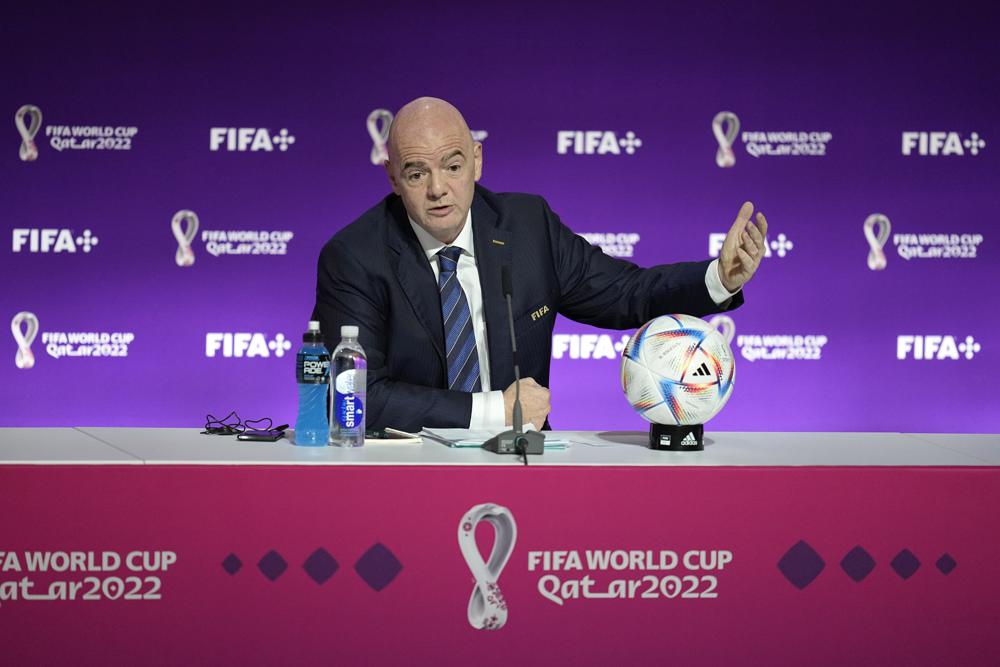 Infantino: Double standard behind World Cup critics