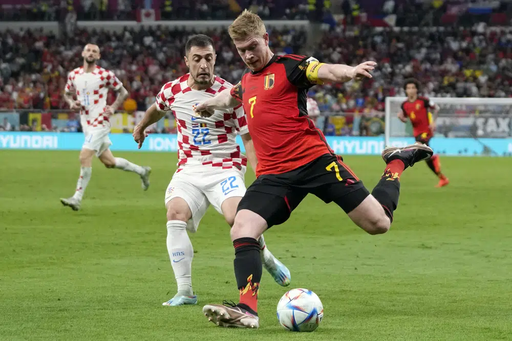 Croatia advances at World Cup as 0-0 draw eliminates Belgium