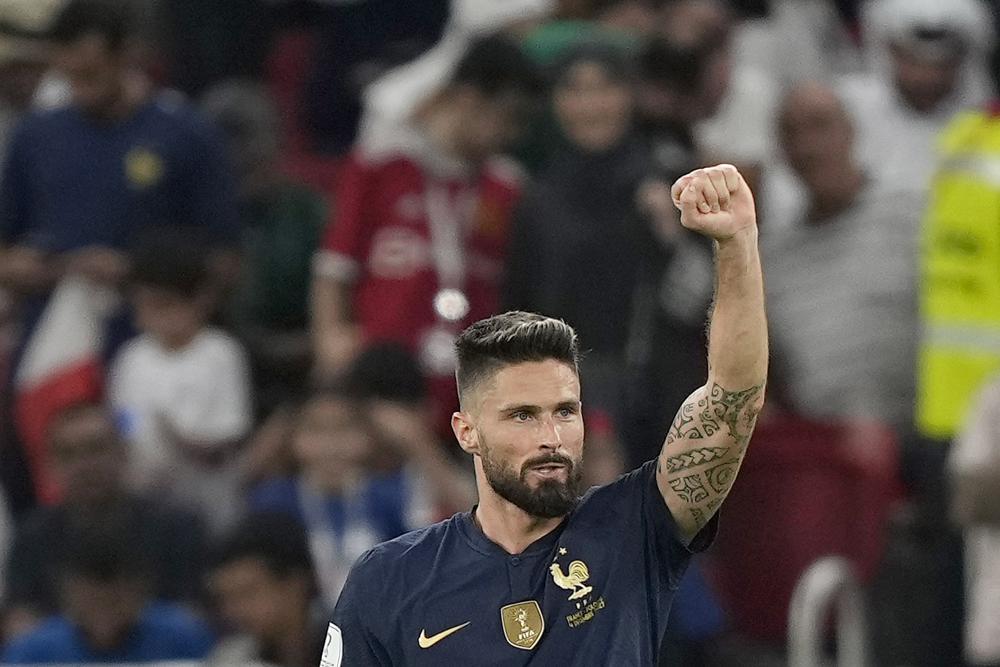 Olivier breaks Henry’s French record with 52nd goal