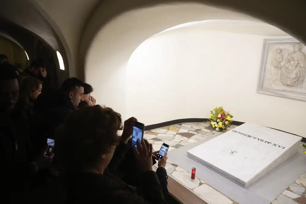 Benedict’s tomb now open to public