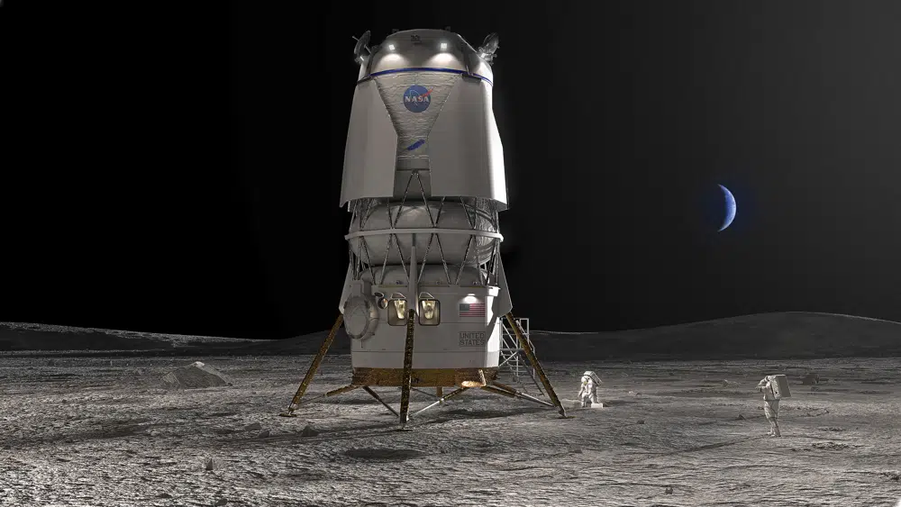 Blue Origin to build lunar landers for moonwalkers