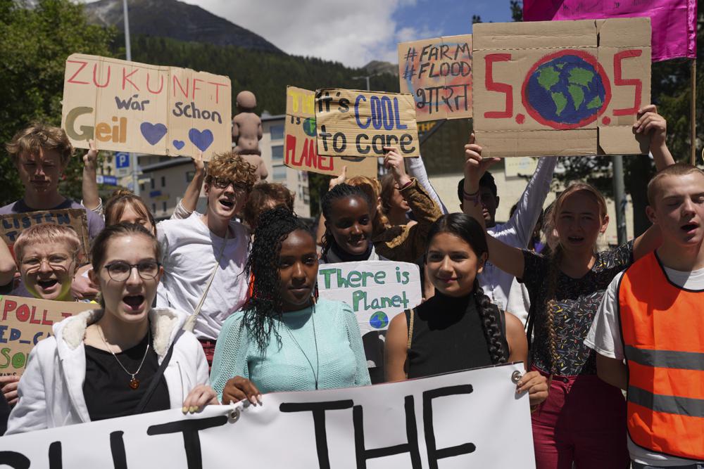 At Davos, climate activists say major issues ignored