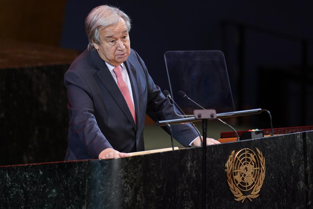 UN chief warns global leaders