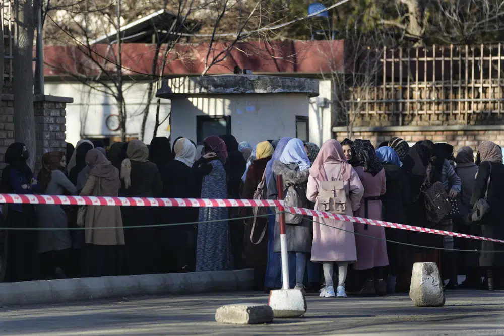 Taliban bar women from university