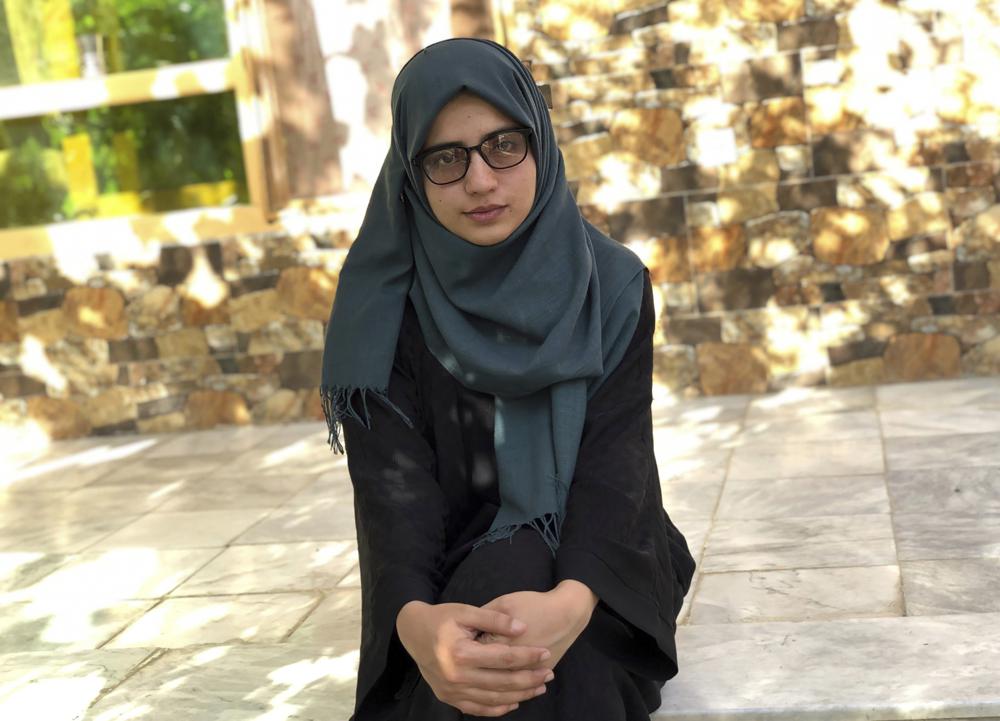 Afghanistan’s top high school graduate fears for her future