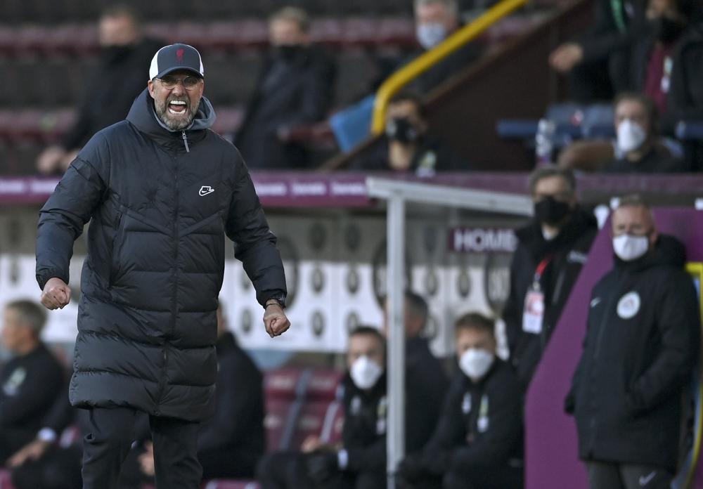 Liverpool win at Burnley to move fourth in Premier League