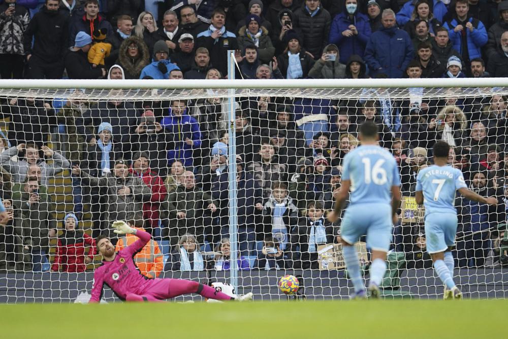 Sterling’s 100th PL goal, Mancity win over Wolves