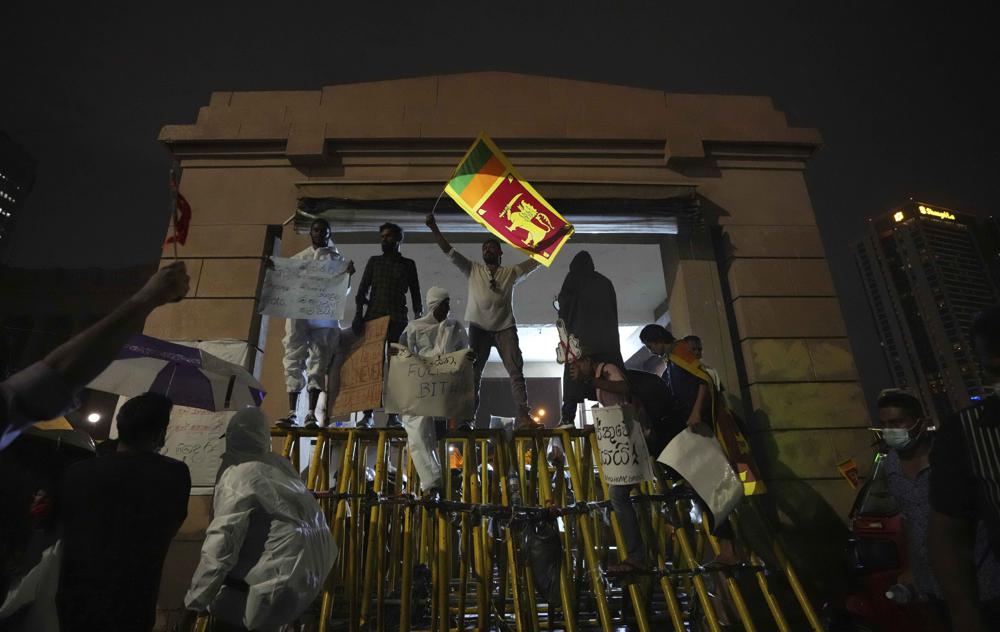 Sri Lankan PM says protests are hurting rebuilding