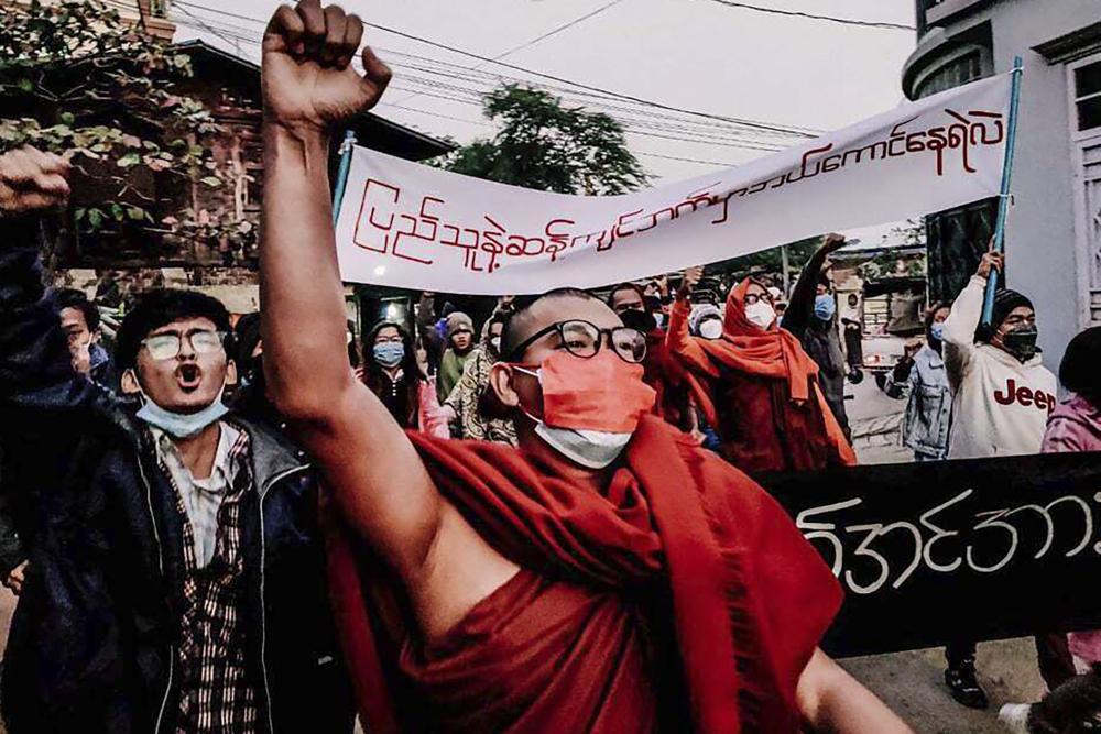 Violence, protests mark anniversary of Myanmar army rule