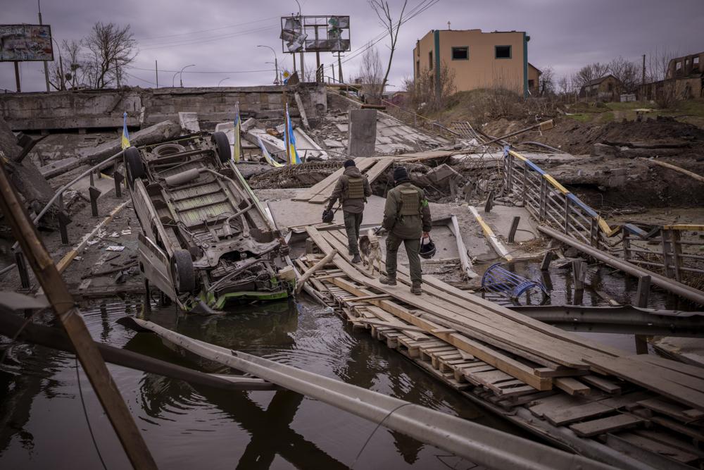 Kyiv police find 2 mass graves with civilians