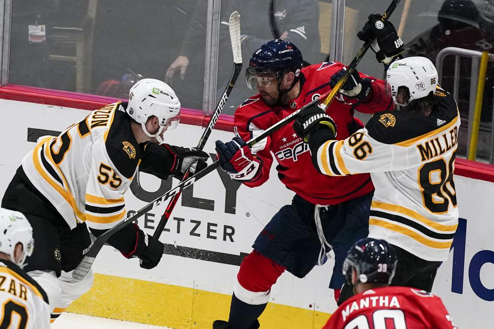 Nic Dowd scores in OT, Capitals beat Bruins 3-2 in Game 1