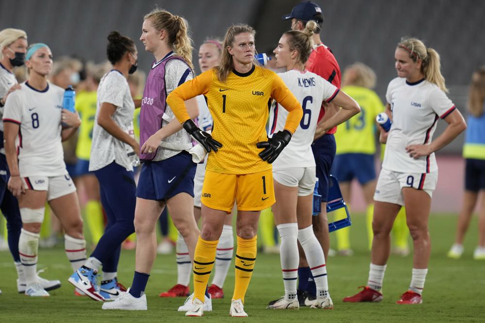 Sweden stuns US 3-0 in women’s soccer at Olympics