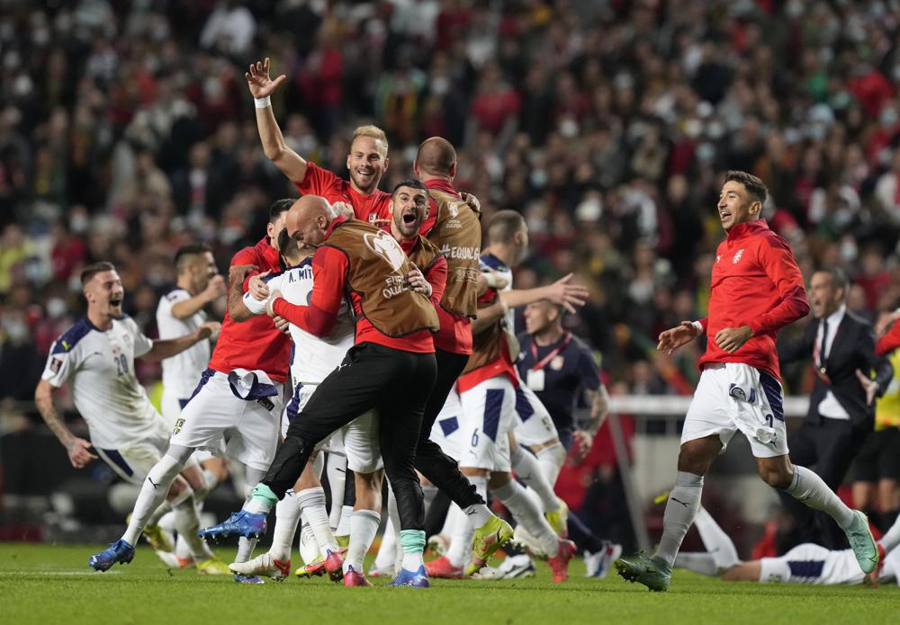 Serbia beat Portugal, qualify for Qatar WC