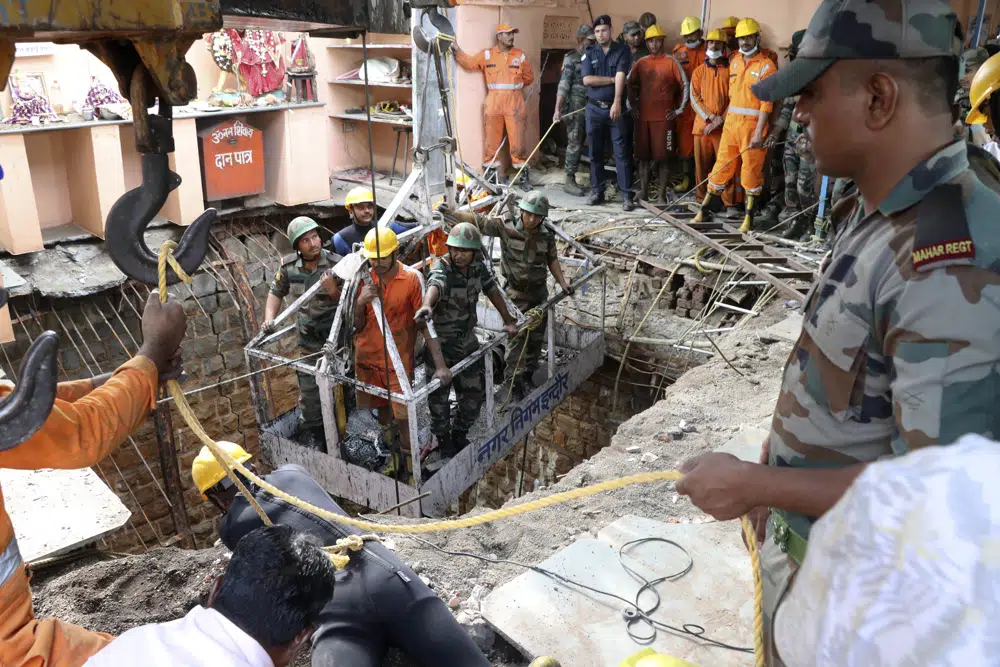 35 bodies found inside well in India