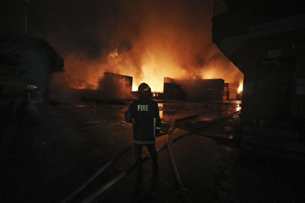 At least 28 dead in fire at Bangladesh container depot