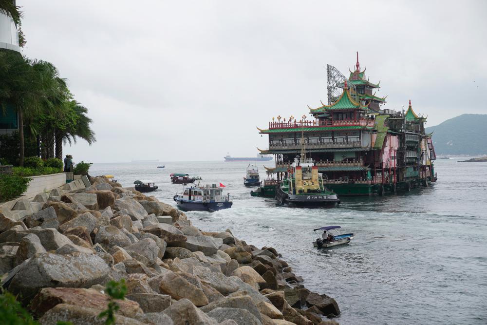 Hong Kong’s Jumbo Floating Restaurant capsizes at sea