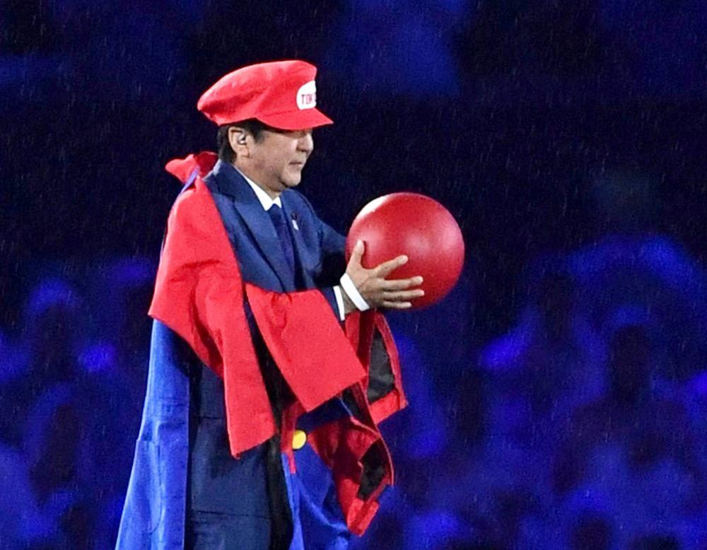 Abe impersonated ‘Super Mario’ to promote Tokyo Olympics