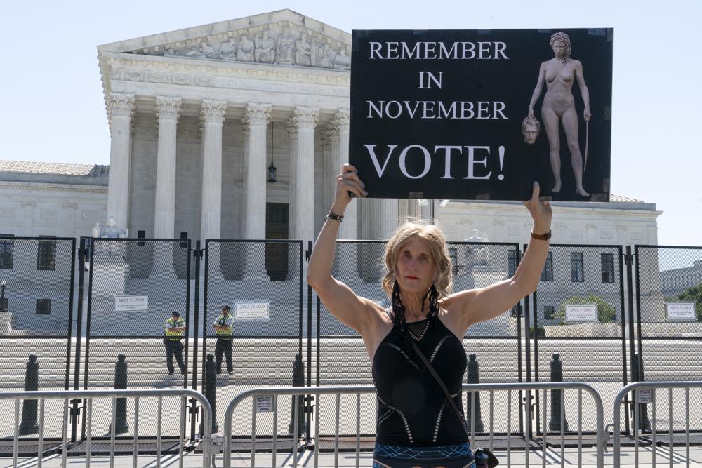 Shows Dems hinging midterm hopes on abortion