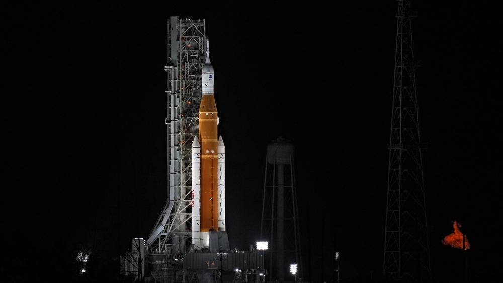 NASA resumes fueling moon rocket for launch