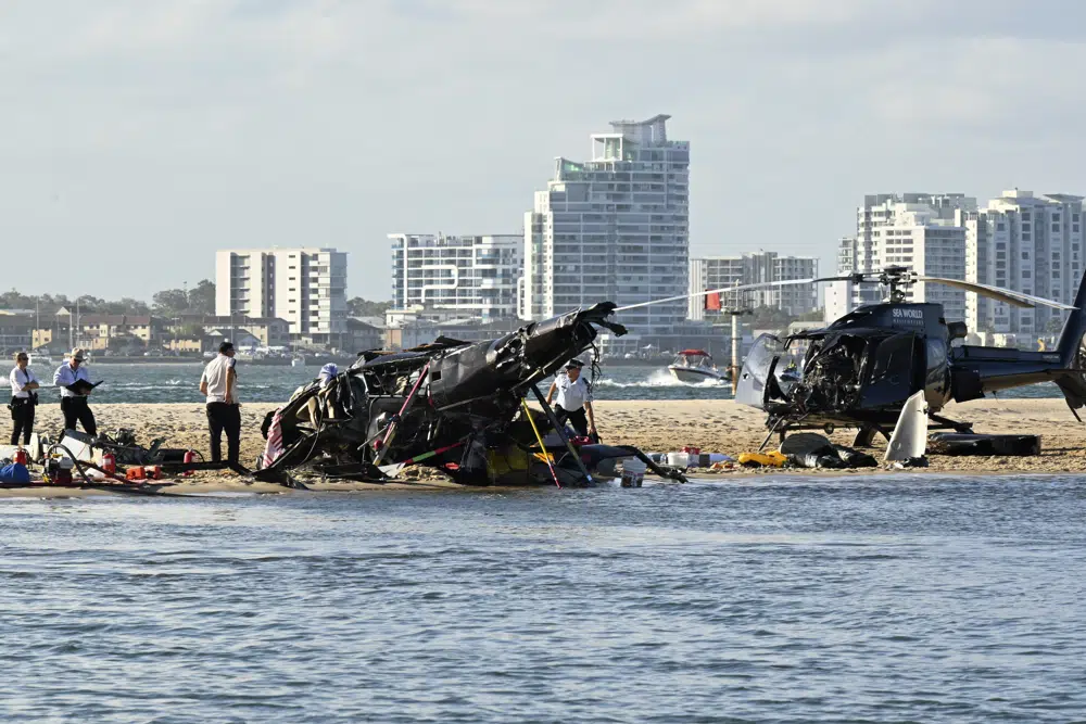 Australia helicopter pilot didn’t hear any call before crash