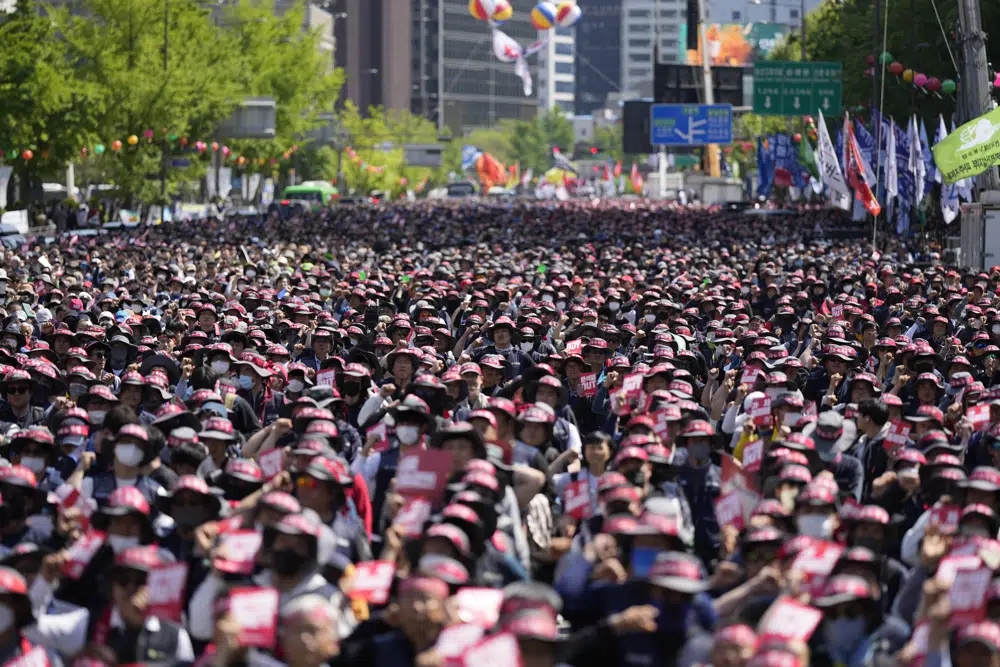 World’s workers rally on May Day