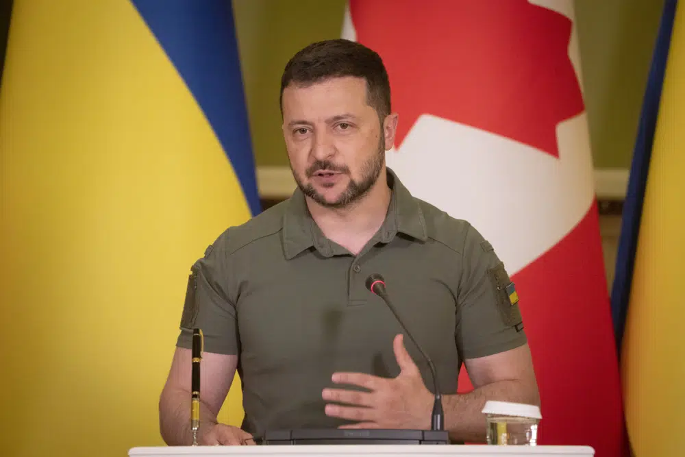 Zelenskyy claims that Ukraine is engaged in “counteroffensive, defensive actions”