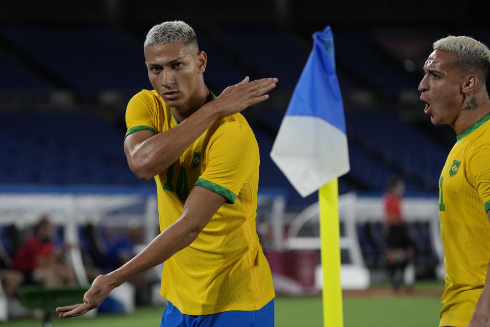 Richarlison nets 3 for Brazil, beat Germany in Olympic